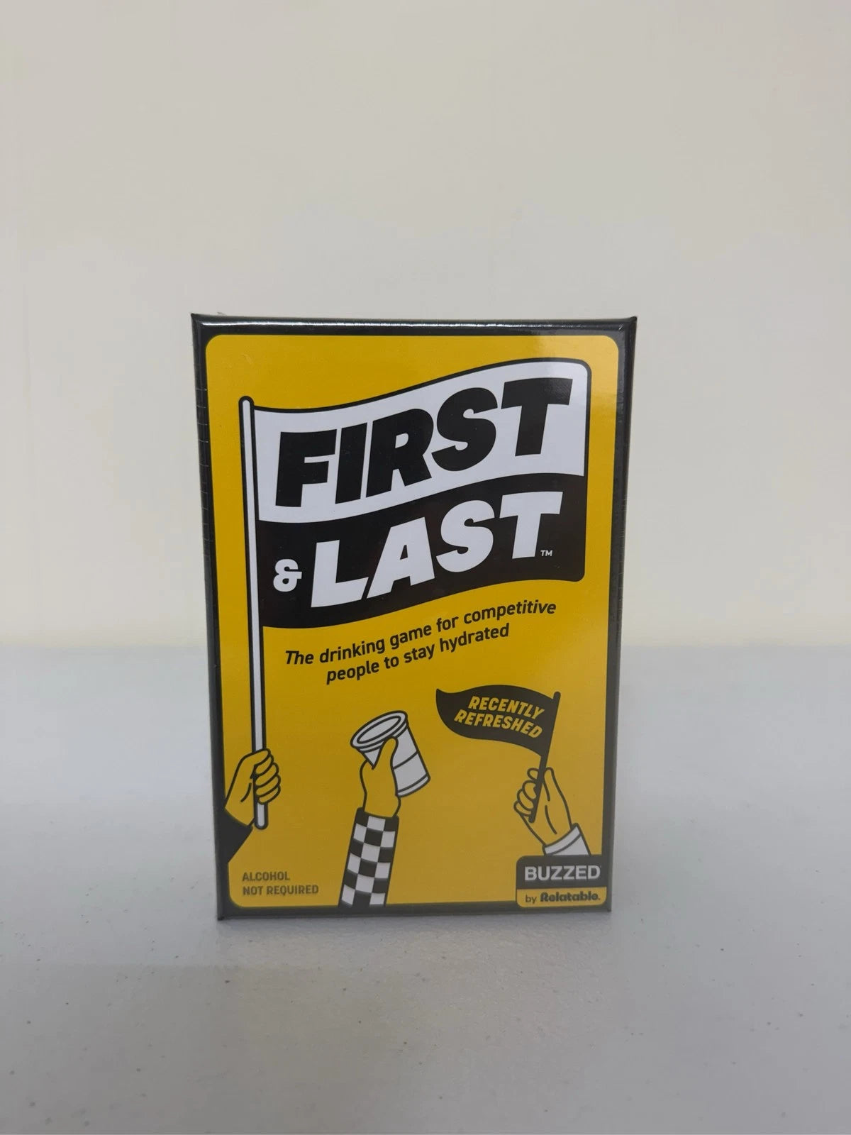First & Last Drinking Card Game by Buzzed - Competitive Adult Party Game