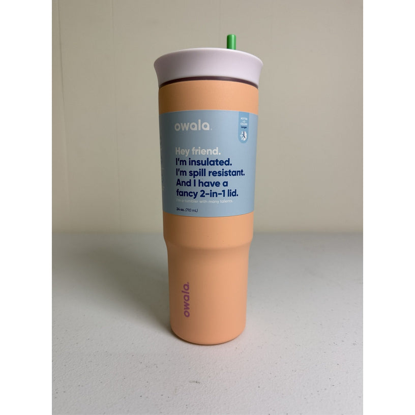 Owala 24oz Stainless Steel Tumbler with 2-in-1 Lid and Straw