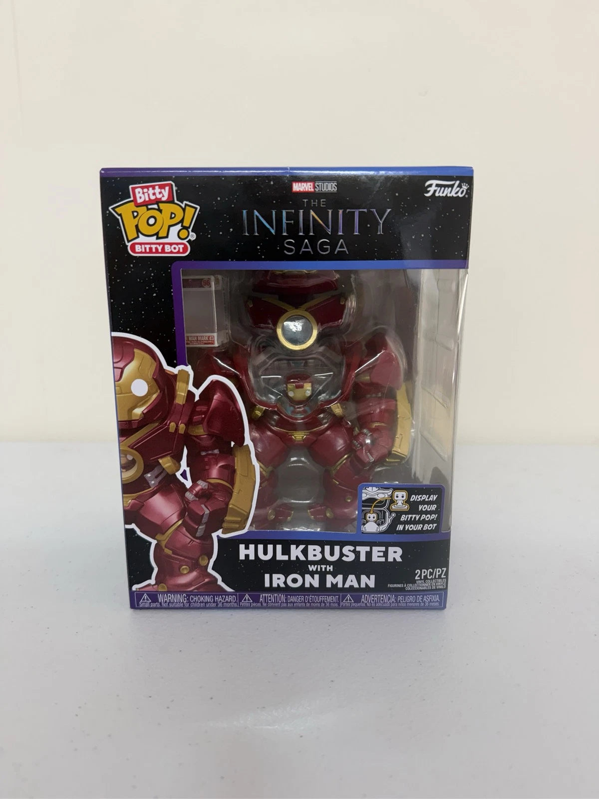 Funko Bitty Pop! Marvel Infinity Saga Hulkbuster with Iron Man 2-Pack