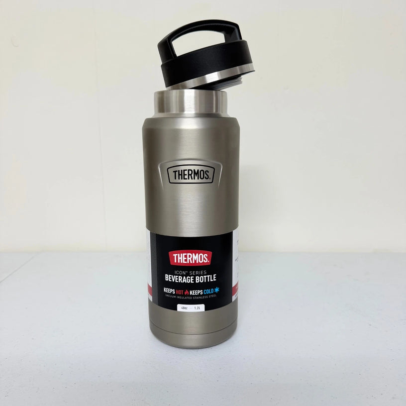 THERMOS Icon Series 40 oz Stainless Steel Insulated Beverage Bottle NEW