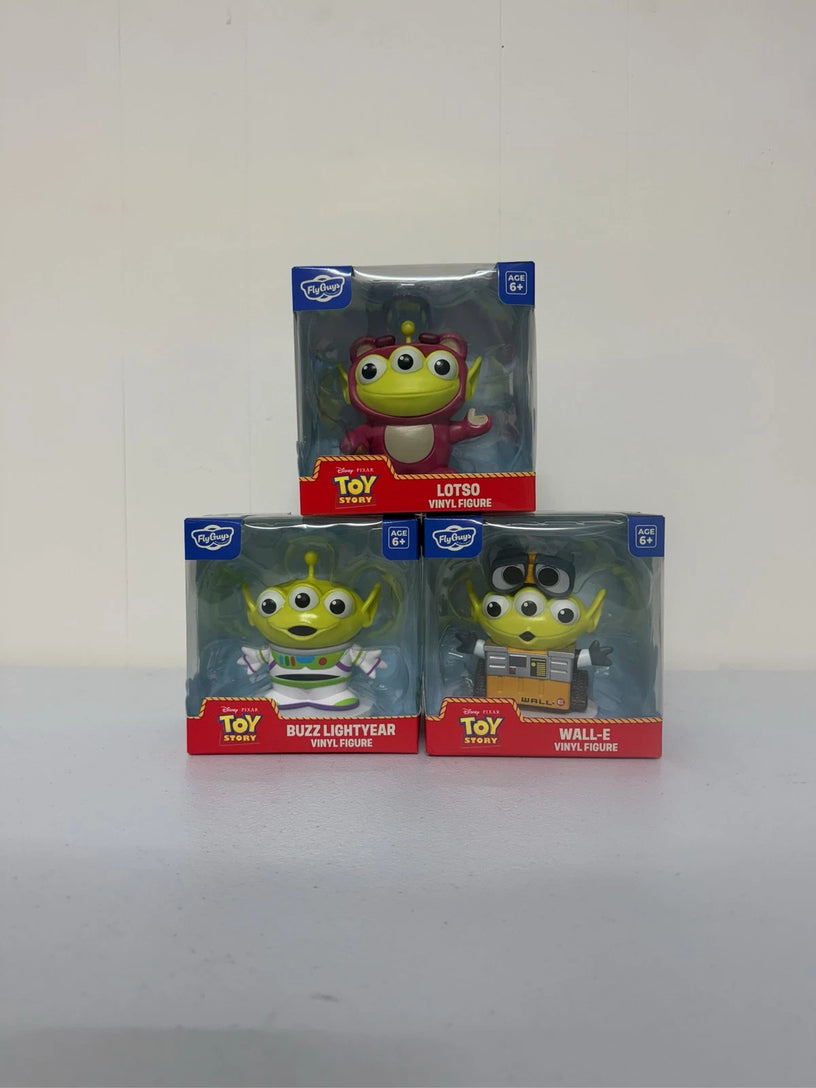 Disney Pixar Toy Story Alien Remix Vinyl Figure Lot: Lotso, Buzz, Wall-E