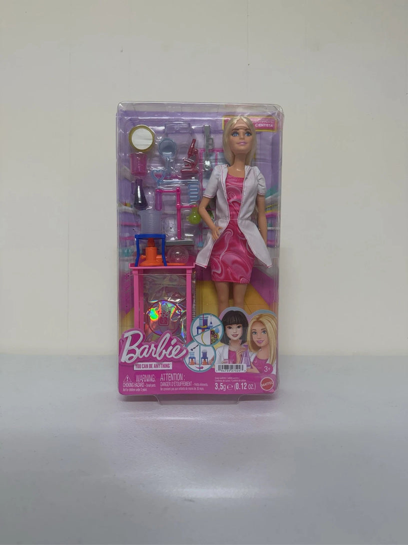 Mattel Barbie Scientist Doll Playset with Lab Table and Accessories