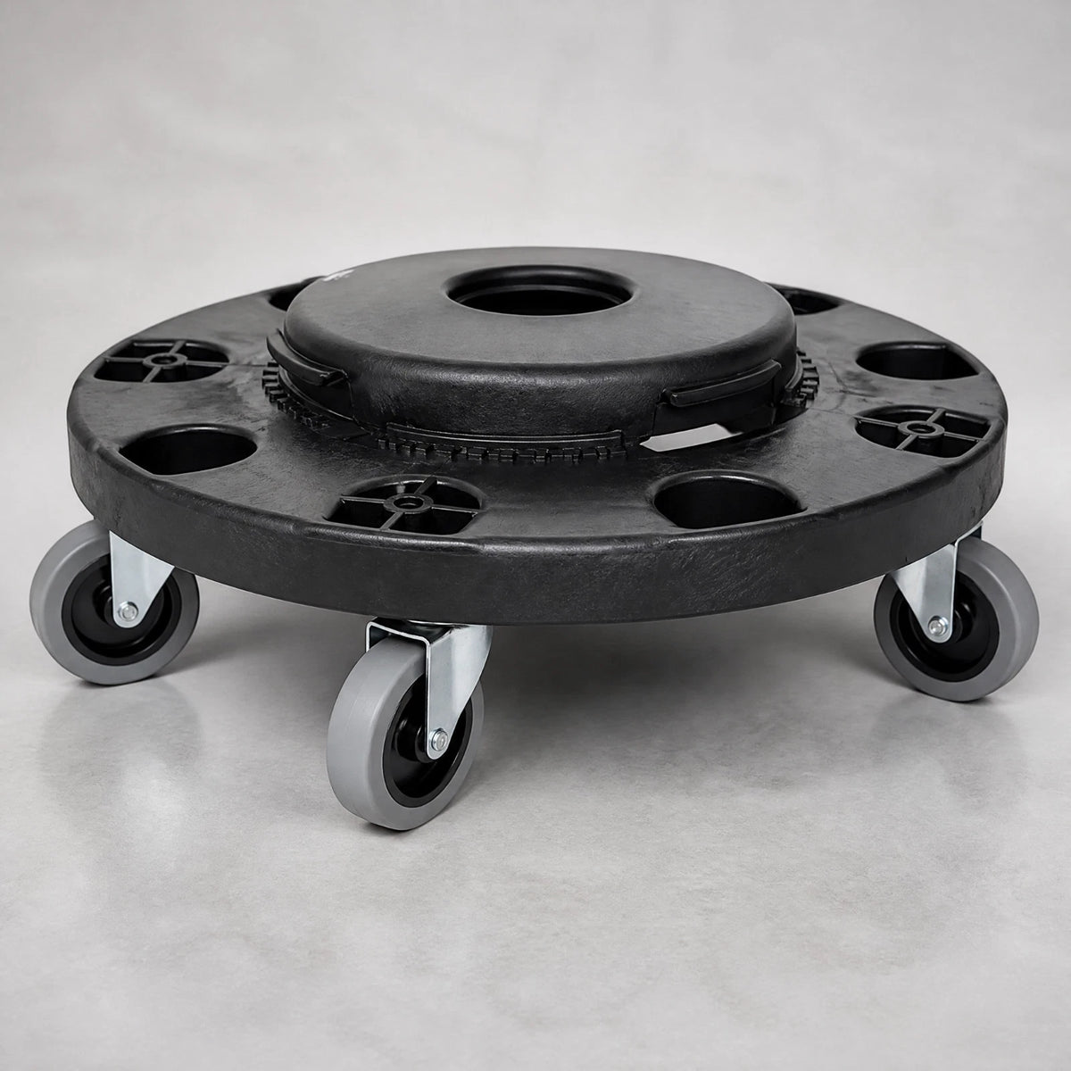 Carlisle 3691103 Bronco Trash Can Dolly 20 32 44 55 Gallon 250 lb Black