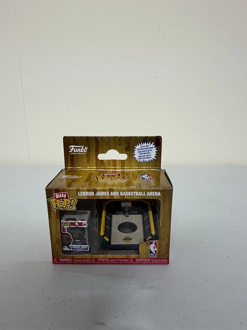 Funko Bitty Pop! NBA LeBron James & Los Angeles Lakers Basketball Arena
