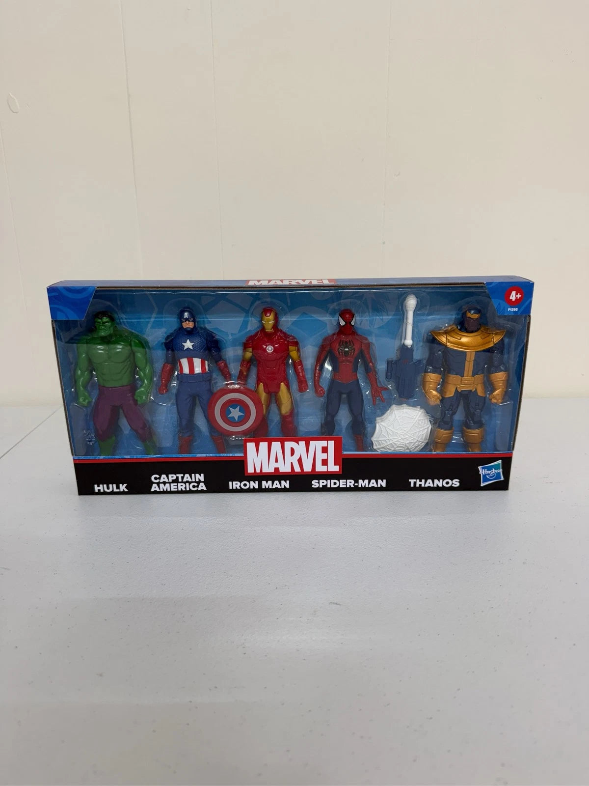 Hasbro Marvel 5-Pack Action Figures: Hulk, Thanos, Iron Man, Cap, Spidey