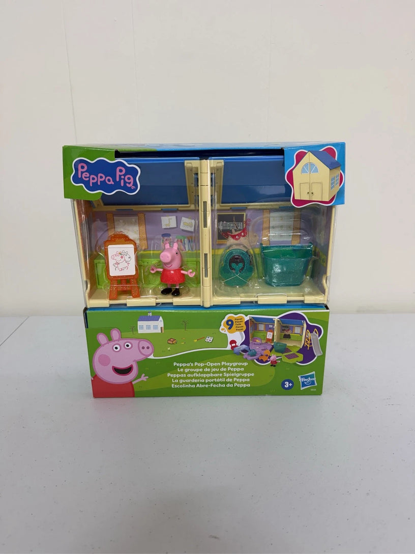 Hasbro Peppa Pig Peppa's Pop-Open Playgroup Playset 9 Piece Set