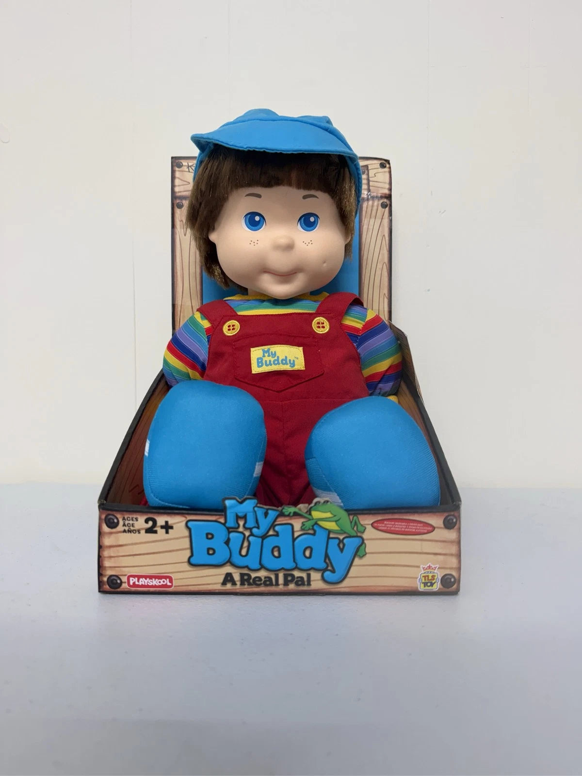 My Buddy Classic 18” Plush Doll Playskool TLS Toys Brown Hair Blue Eyes