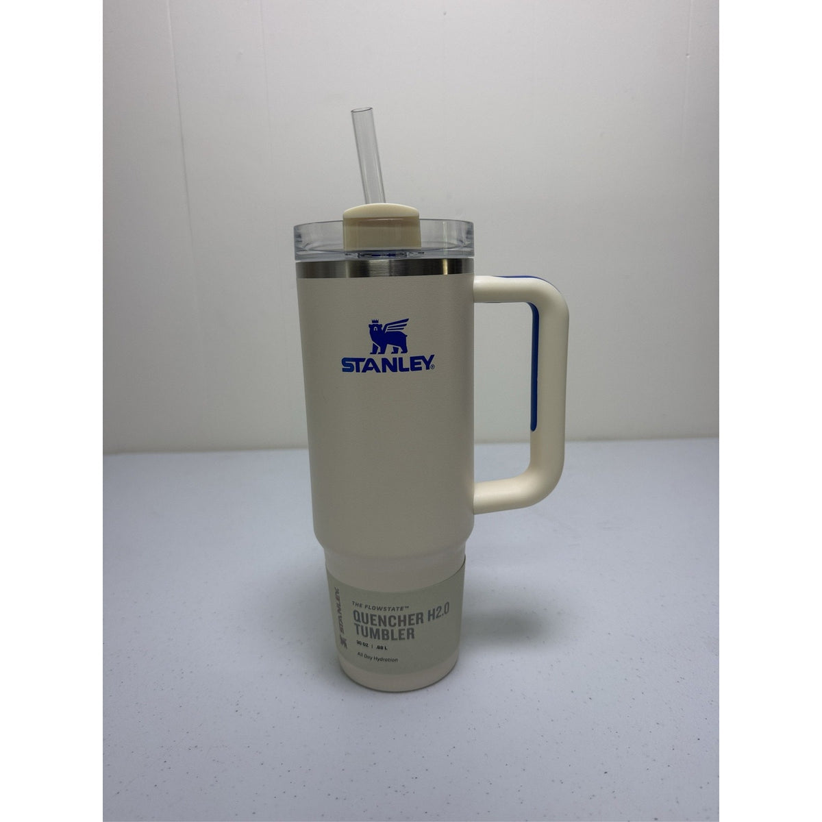 Stanley Quencher H2.0 FlowState Tumbler 30oz Cream Stainless Steel Cup