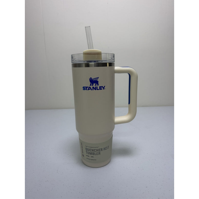 Stanley Quencher H2.0 FlowState Tumbler 30oz Cream Stainless Steel Cup